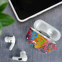 Hippie Peace Love AirPods Case Colorful Style - Wonder Print Shop