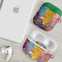 Hippie Peace Love AirPods Case Colorful Style - Wonder Print Shop