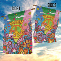 Hippie Peace Love Garden Flag Colorful Style - Wonder Print Shop