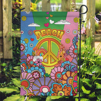 Hippie Peace Love Garden Flag Colorful Style - Wonder Print Shop