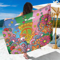 Hippie Peace Love Sarong Colorful Style - Wonder Print Shop