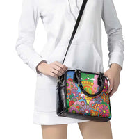 Hippie Peace Love Shoulder Handbag Colorful Style - Wonder Print Shop