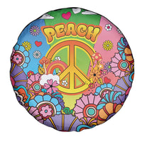 Hippie Peace Love Spare Tire Cover Colorful Style - Wonder Print Shop