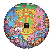 Hippie Peace Love Spare Tire Cover Colorful Style - Wonder Print Shop