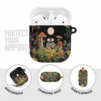 Skeleton Lovers AirPods Case Hippie Gothic Aesthetic - Wonder Print Shop