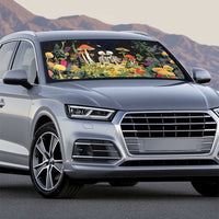 Skeleton Lovers Auto Sun Shade Hippie Gothic Aesthetic - Wonder Print Shop