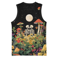 Skeleton Lovers Basketball Jersey Hippie Gothic Aesthetic - Wonder Print Shop