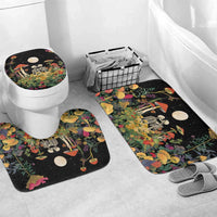 Skeleton Lovers Bathroom Set Hippie Gothic Aesthetic - Wonder Print Shop
