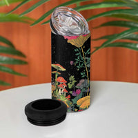 Skeleton Lovers 4 in 1 Can Cooler Tumbler Hippie Gothic Aesthetic - Wonder Print Shop