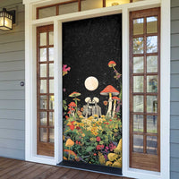 Skeleton Lovers Door Cover Hippie Gothic Aesthetic - Wonder Print Shop