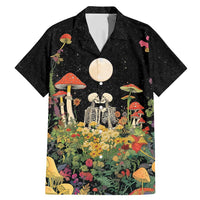 Skeleton Lovers Family Matching Mermaid Dress and Hawaiian Shirt Hippie Gothic Aesthetic - Wonder Print Shop