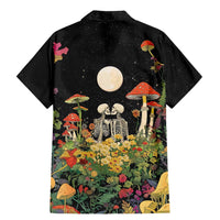Skeleton Lovers Family Matching Mermaid Dress and Hawaiian Shirt Hippie Gothic Aesthetic - Wonder Print Shop