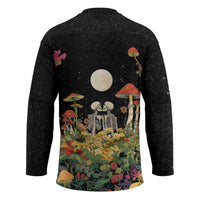 Skeleton Lovers Hockey Jersey Hippie Gothic Aesthetic - Wonder Print Shop