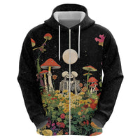 Skeleton Lovers Hoodie Hippie Gothic Aesthetic - Wonder Print Shop