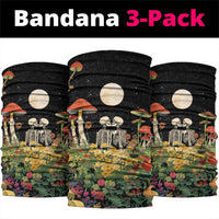 Skeleton Lovers Neck Gaiter Hippie Gothic Aesthetic - Wonder Print Shop