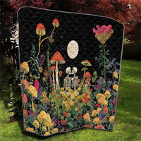 Skeleton Lovers Quilt Hippie Gothic Aesthetic - Wonder Print Shop