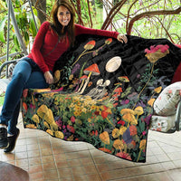 Skeleton Lovers Quilt Hippie Gothic Aesthetic - Wonder Print Shop