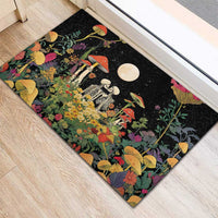 Skeleton Lovers Rubber Doormat Hippie Gothic Aesthetic - Wonder Print Shop