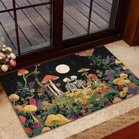 Skeleton Lovers Rubber Doormat Hippie Gothic Aesthetic - Wonder Print Shop