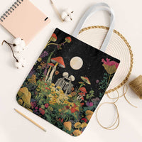 Skeleton Lovers Tote Bag Hippie Gothic Aesthetic - Wonder Print Shop