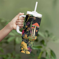 Skeleton Lovers Tumbler With Handle Hippie Gothic Aesthetic - Wonder Print Shop