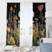 Skeleton Lovers Window Curtain Hippie Gothic Aesthetic - Wonder Print Shop