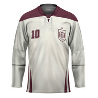 Custom World Football 2026 Spain Hockey Jersey Come On Spain Beige Version