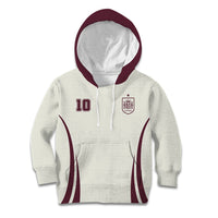 Custom World Football 2026 Spain Kid Hoodie Come On Spain Beige Version