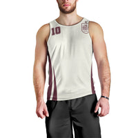 Custom World Football 2026 Spain Men Tank Top Come On Spain Beige Version