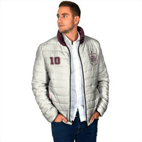 Custom World Football 2026 Spain Padded Jacket Come On Spain Beige Version