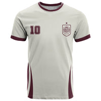 Custom World Football 2026 Spain T Shirt Come On Spain Beige Version