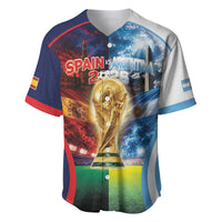Custom Spain Argentina 2026 World Football Baseball Jersey Go For Glory