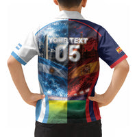 Custom Spain Argentina 2026 World Football Kid Hawaiian Shirt Go For Glory