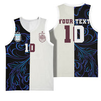 Custom Argentina Espana Basketball Jersey 2026 World Final Football