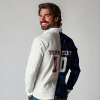 Custom Argentina Espana Long Sleeve Polo Shirt 2026 World Final Football