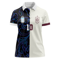 Custom Argentina Espana Women Polo Shirt 2026 World Final Football