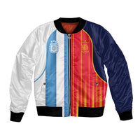 Custom Argentina Espana 2026 World Final Football Bomber Jacket Come On Boys