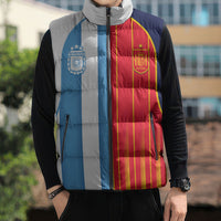 Custom Argentina Espana 2026 World Final Football Sleeveless Puffer Jacket Come On Boys