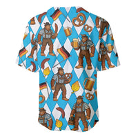 Funny Bigfoot Oktoberfest Baseball Jersey Sasquatch Beer Pretzel Bavarian - Wonder Print Shop