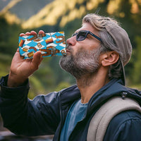 Funny Bigfoot Oktoberfest 4 in 1 Can Cooler Tumbler Sasquatch Beer Pretzel Bavarian - Wonder Print Shop