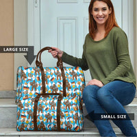 Funny Bigfoot Oktoberfest Travel Bag Sasquatch Beer Pretzel Bavarian - Wonder Print Shop