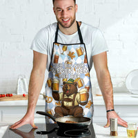 Funny Beer Oktoberfest Apron Ich Bin Nur Wegen Dem Bier Hier - Wonder Print Shop