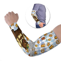 Funny Beer Oktoberfest Arm Sleeves Ich Bin Nur Wegen Dem Bier Hier - Wonder Print Shop