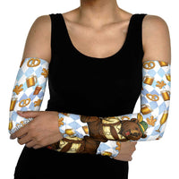 Funny Beer Oktoberfest Arm Sleeves Ich Bin Nur Wegen Dem Bier Hier - Wonder Print Shop