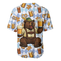 Funny Beer Oktoberfest Baseball Jersey Ich Bin Nur Wegen Dem Bier Hier - Wonder Print Shop
