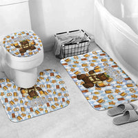 Funny Beer Oktoberfest Bathroom Set Ich Bin Nur Wegen Dem Bier Hier - Wonder Print Shop