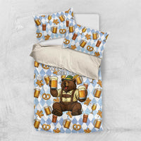 Funny Beer Oktoberfest Bedding Set Ich Bin Nur Wegen Dem Bier Hier - Wonder Print Shop