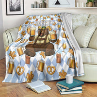 Funny Beer Oktoberfest Blanket Ich Bin Nur Wegen Dem Bier Hier - Wonder Print Shop