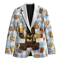 Funny Beer Oktoberfest Blazer Ich Bin Nur Wegen Dem Bier Hier - Wonder Print Shop