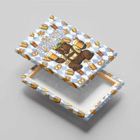 Funny Beer Oktoberfest Canvas Wall Art Ich Bin Nur Wegen Dem Bier Hier - Wonder Print Shop